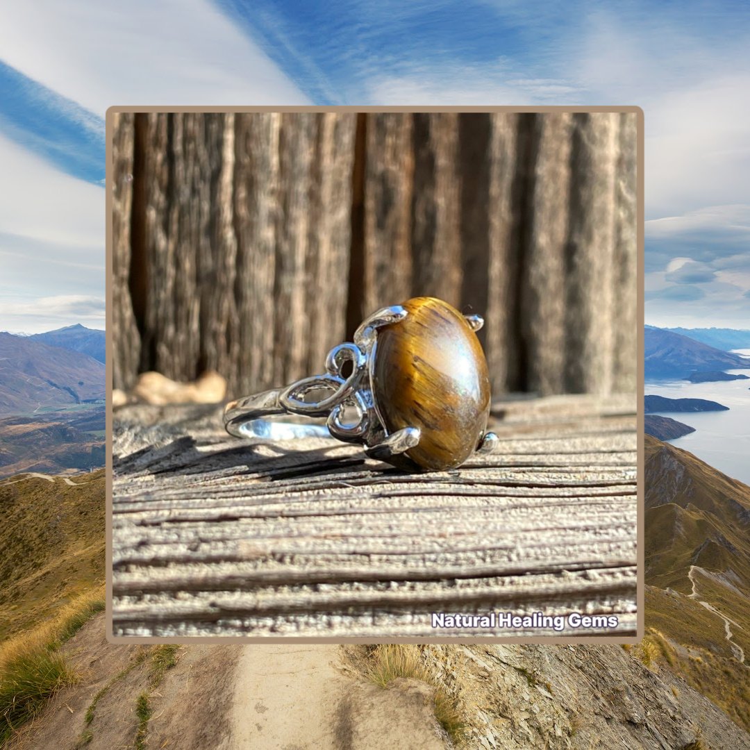 Tigers eye ring womens deals